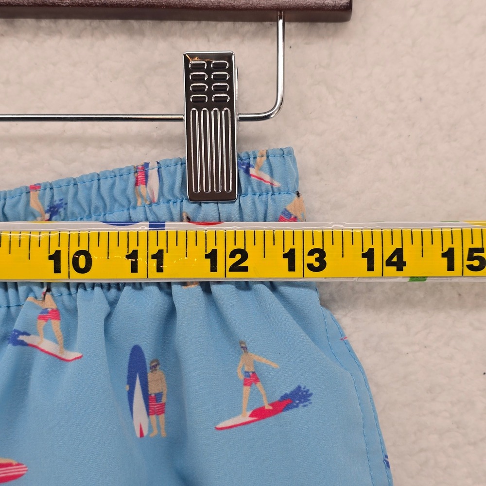 Chubbies‎ Swim Trunks Small Mens Blue Surfboard Print Elastic Waist - Picture 4 of 14
